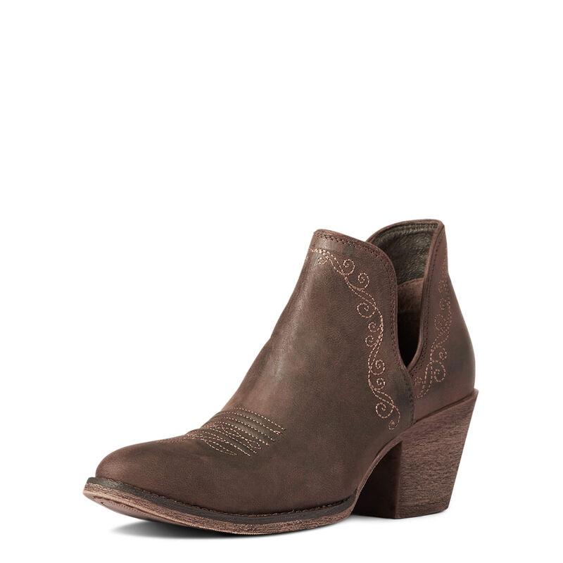 Ariat Encore R Toe - Naisten TummanRuskea Bootsit ( SGOWZJ-035 )